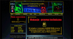Desktop Screenshot of laser-war.pl