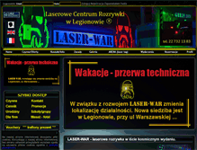 Tablet Screenshot of laser-war.pl